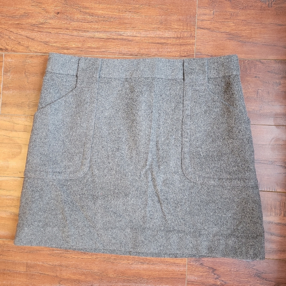 J. Crew Wool-Blend Skirt